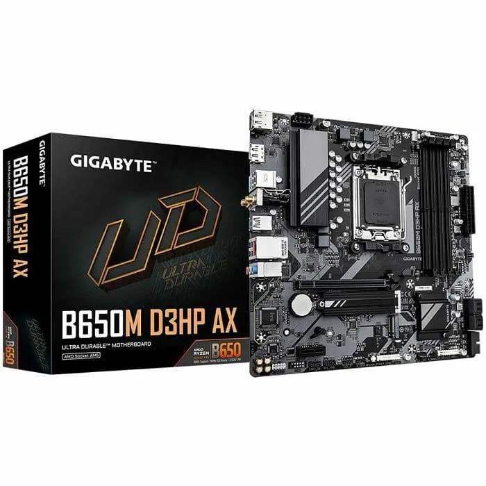 Matična ploča Gigabyte B650M D3HP AX, AMD AM5, WiFi, Bluetooth, Micro ATX