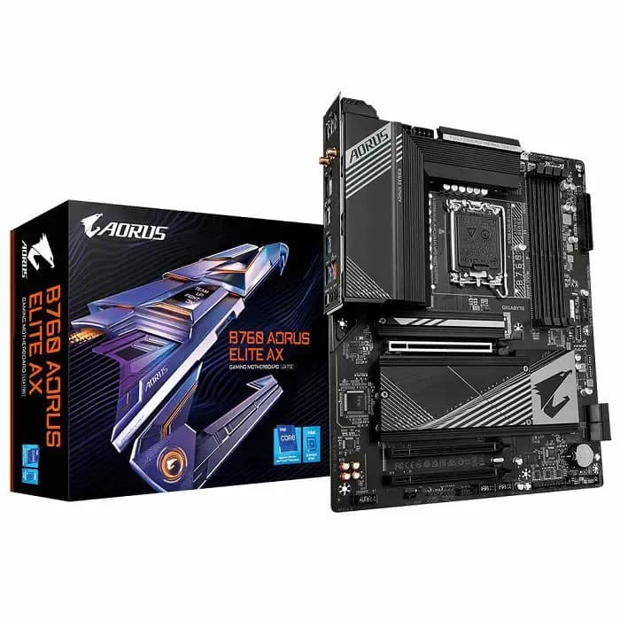 Matična ploča Gigabyte B760 Aorus Elite AX DDR5, Intel LGA1700, WiFi, Bluetooth, ATX