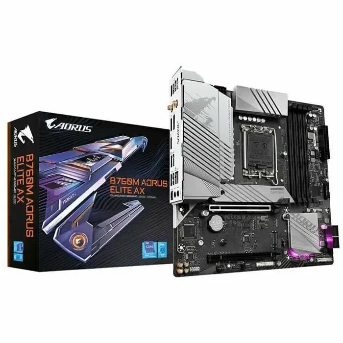 Matična ploča Gigabyte B760M Aorus Elite AX DDR5, Intel LGA1700, WiFi, Bluetooth, Micro ATX