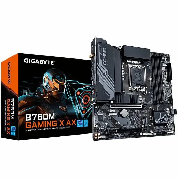 Matična ploča Gigabyte B760M Gaming X AX DDR5, Intel LGA1700, WiFi, Bluetooth, Micro ATX
