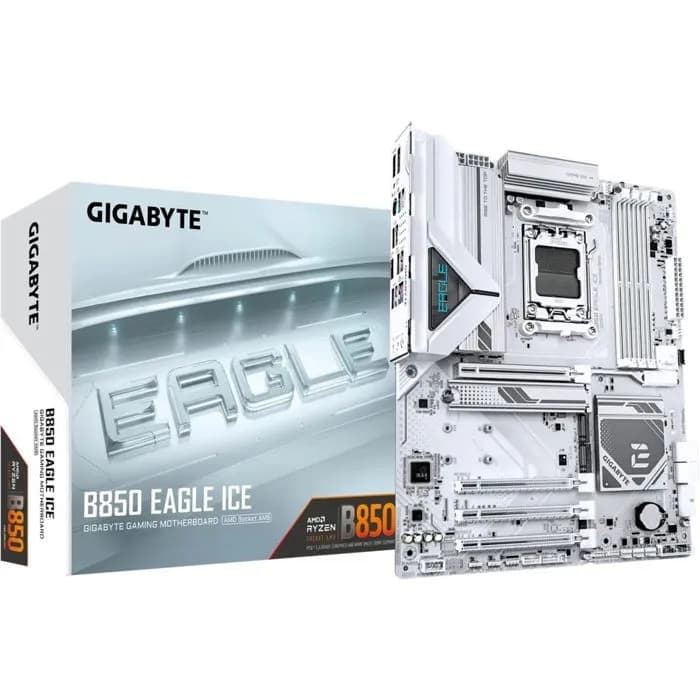 Matična ploča Gigabyte B850 Eagle Ice, AMD AM5, ATX