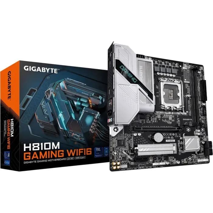 Matična ploča Gigabyte H810M Gaming WiFi6, Intel LGA1851, WiFi, Bluetooth, Micro ATX