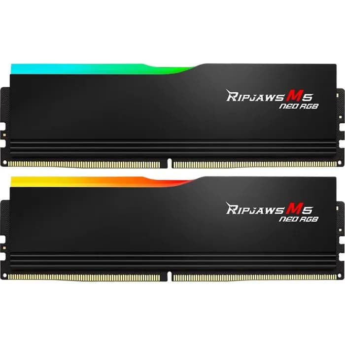 Memorija G.Skill Ripjaws M5 Neo RGB AMD Expo, 64GB (2x32GB), DDR5 6000MHz, CL30