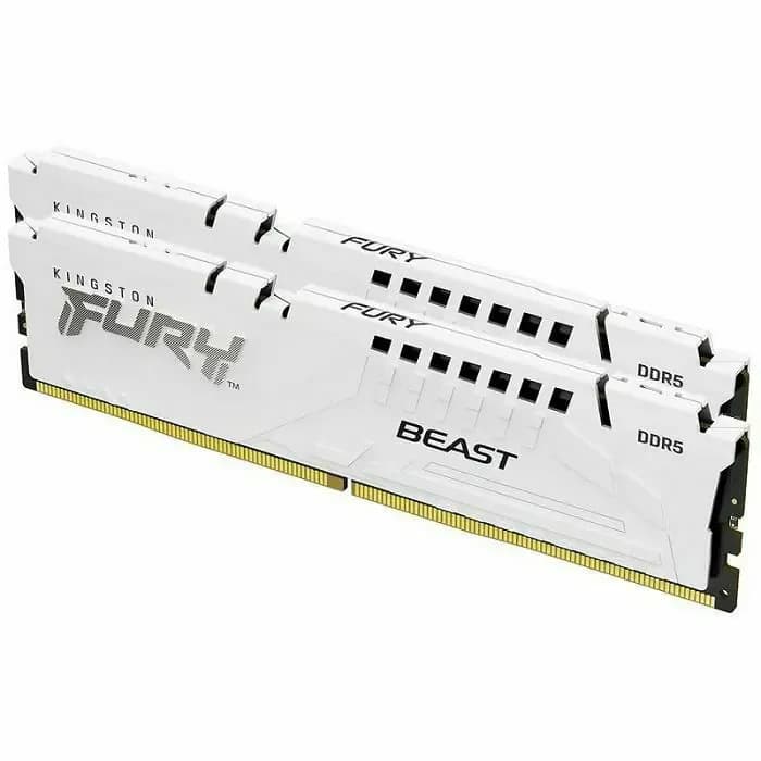 Memorija Kingston Fury Beast White Expo, 32GB (2x16GB), DDR5 6000MHz, CL30