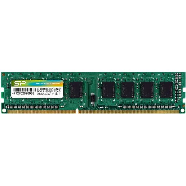 Memorija Silicon Power SP004GBLTU160N02, 4GB, DDR3 1600MHz, CL11