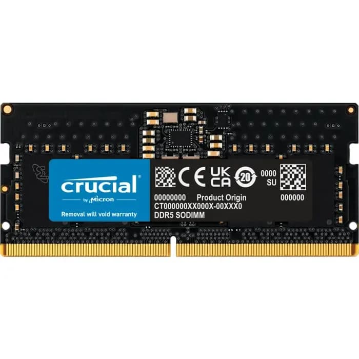 Memorija za prijenosna računala Crucial CT8G56C46S5, SO-DIMM, 8GB, DDR5 5600MHz, CL46