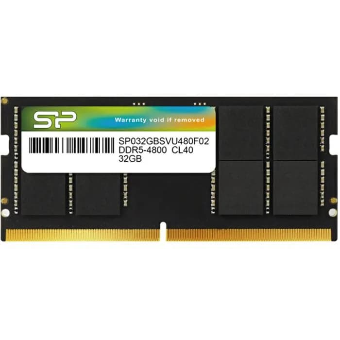 Memorija za prijenosna računala Silicon Power SP032GBSVU480F02, SO-DIMM, 32GB, DDR5 4800MHz, CL40