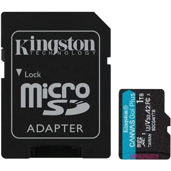 Memorijska kartica Kingston Canvas Go Plus Gen 4, microSDXC, HC Class 10, 1TB + SD Adapter