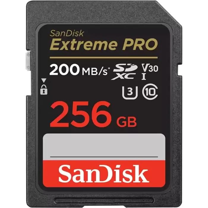 Memorijska kartica Sandisk Extreme Pro, SDXC, XC Class 10, 256GB