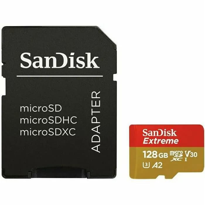 Memorijska kartica Sandisk Extreme, microSDXC, HC Class 10, 128GB + SD Adapter