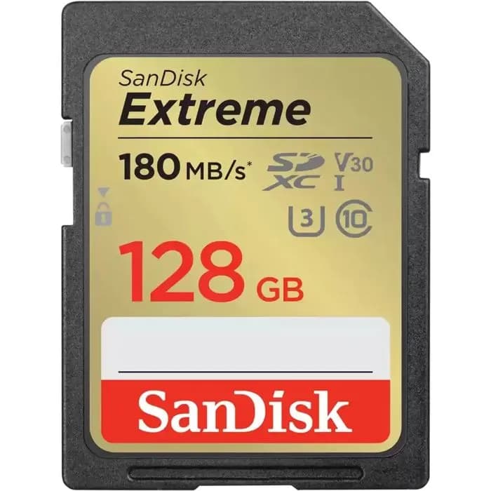 Memorijska kartica Sandisk Extreme, SDXC, XC Class 10, 128GB