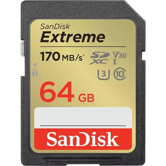 Memorijska kartica Sandisk Extreme, SDXC, XC Class 10, 64GB