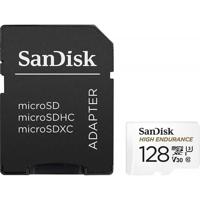 Memorijska kartica Sandisk High Endurance, microSDXC, XC Class 10, 128GB + SD Adapter