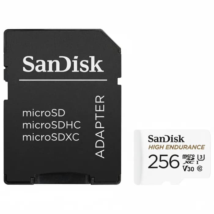 Memorijska kartica Sandisk High Endurance, microSDXC, XC Class 10, 256GB + SD Adapter