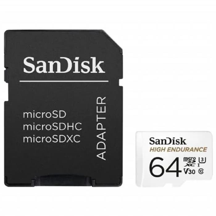 Memorijska kartica Sandisk High Endurance, microSDXC, XC Class 10, 64GB + SD Adapter