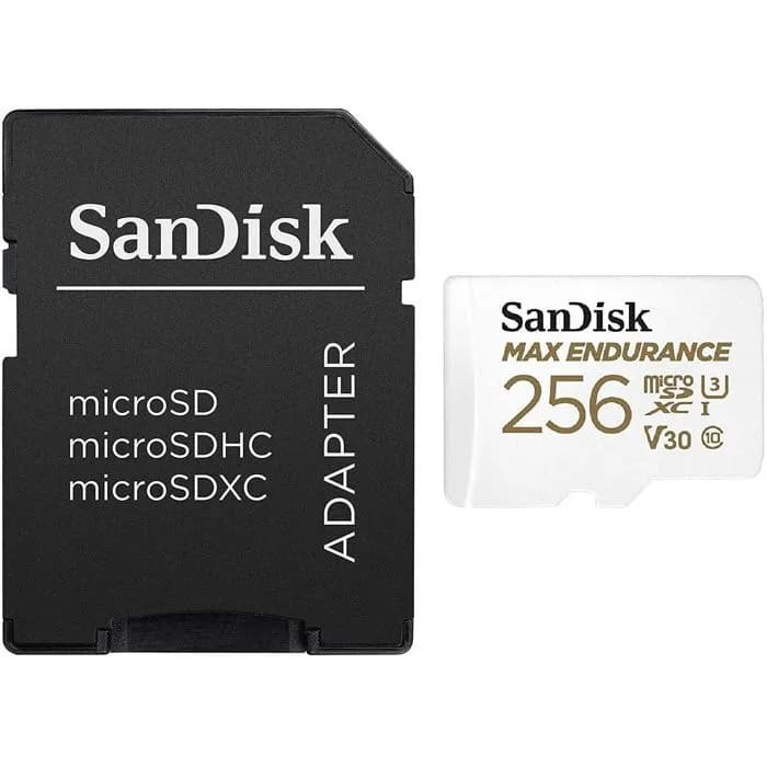 Memorijska kartica Sandisk Max Endurance, microSDXC, XC Class 10, 256GB + SD Adapter