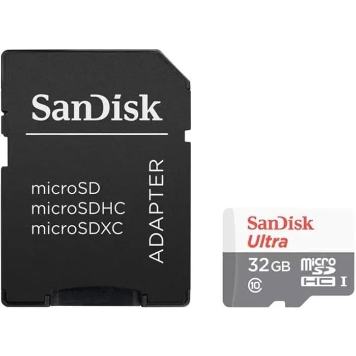 Memorijska kartica Sandisk Ultra, microSDHC, HC Class 10, 32GB + SD Adapter