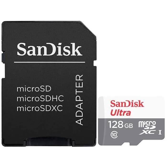 Memorijska kartica Sandisk Ultra, microSDXC, XC Class 10, 128GB + SD Adapter