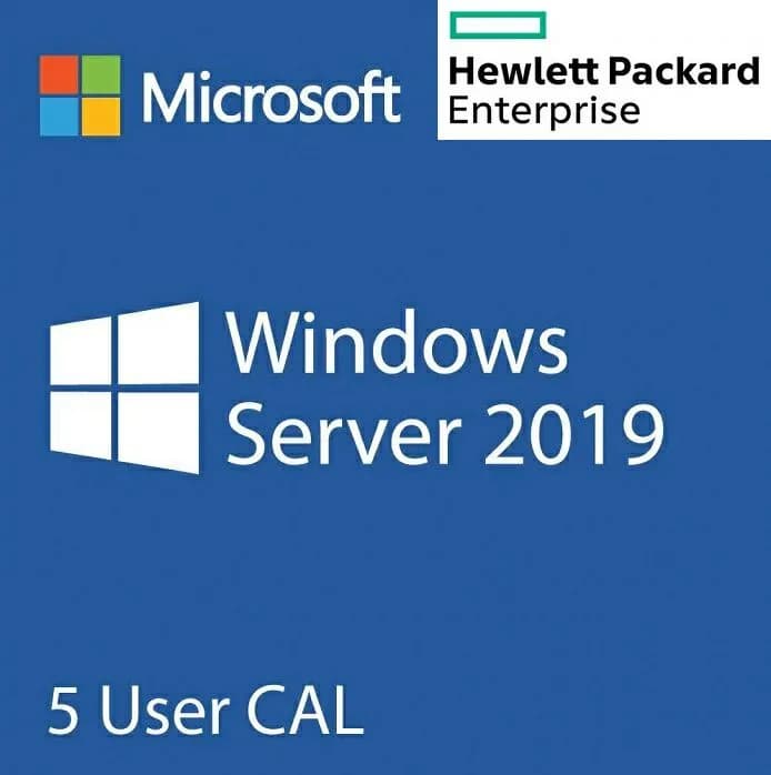 Microsoft Windows Server 2019 CAL, za HP servere, za 5 korisnika (User), P11077-A21