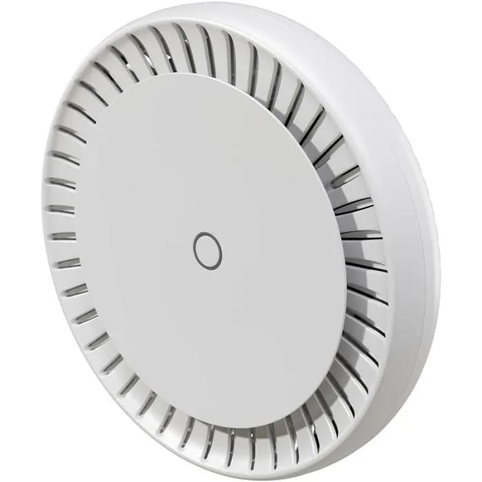 MikroTik cAP ax (cAPGi-5HaxD2HaxD) Quad core 1.8 GHz CPU, 1GB RAM, 2×G-LAN (1×PoE-out) 2.4GHz 802.11b/g/n/ax, 5GHz 802.11a/n/ac/ax, dual-chain, RouterOS L4, stropni, PSU, PoE injector