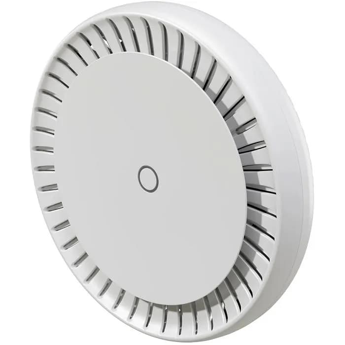 MikroTik cAP ax (cAPGi-5HaxD2HaxD) Quad core 1.8 GHz CPU, 1GB RAM, 2×G-LAN (1×PoE-out) 2.4GHz 802.11b/g/n/ax, 5GHz 802.11a/n/ac/ax, dual-chain, RouterOS L4, stropni, PSU, PoE injector