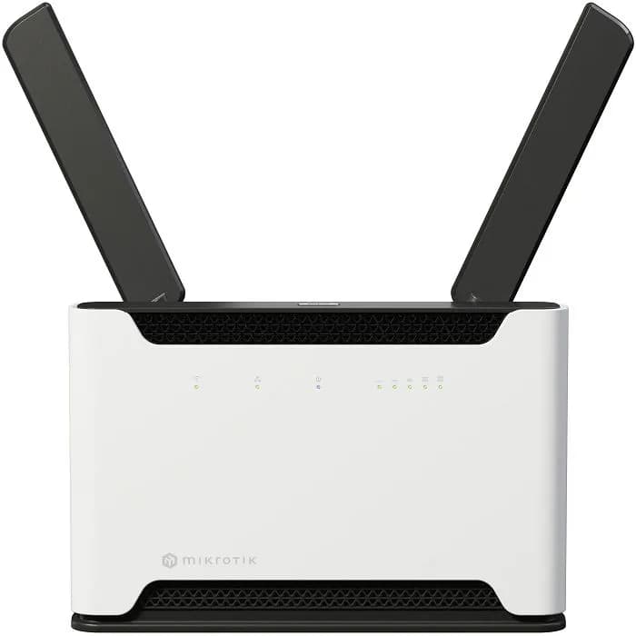 MikroTik Chateau LTE18 ax kit, 1.8GHz CPU, 1GB RAM, 1×2.5 G-LAN, 4×G-LAN, 2.4Ghz/5Ghz, 802.11ax, LTE CAT18 modem, microSIM, USB, PSU, tower kućište, RouterOS L4