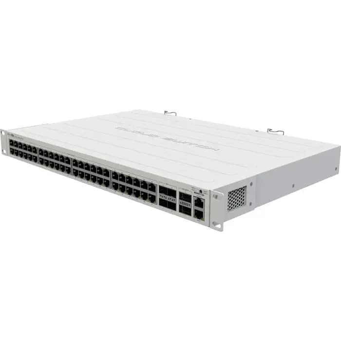 MikroTik Cloud Router Switch CRS354-48G-4S 2Q RM, 48x1GbE RJ45, 4x10G SFP, 2x40G QSFP ports ROS LVL5