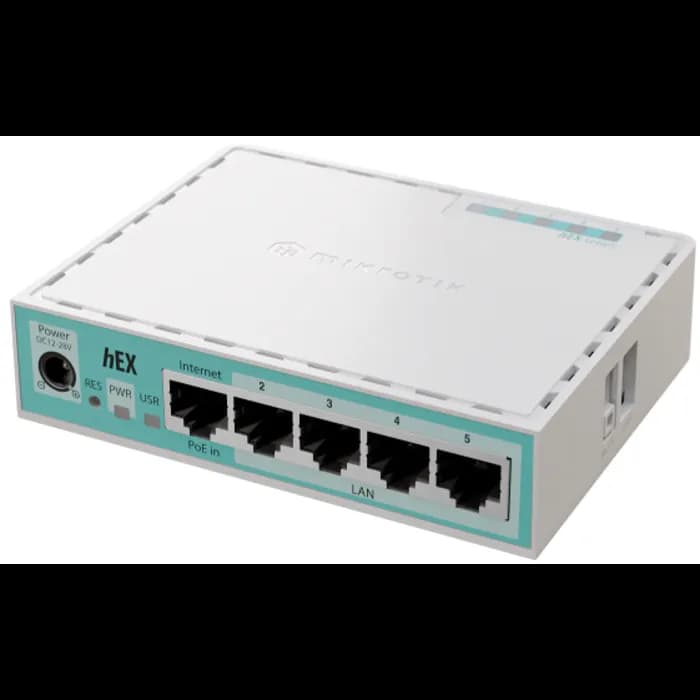 MikroTik E50UG hEX (2024 version) 5-Port Gigabit Router