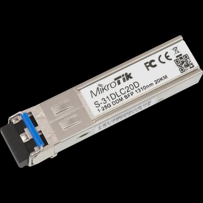 MikroTik Single Mode SFP (1.25G) module, 20KM