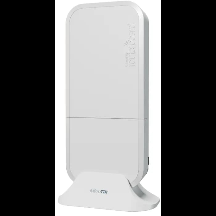 Mikrotik wAP ax (wAPG-5HaxD2HaxD), 800MHz (2 cores), 256 RAM, 128MB NAND, 2×GLAN, 2.4Ghz/5Ghz 802.11a/n/ac/ax, RouterOS v7, vanjsko kućište bijelo, PSU, PoE inj.