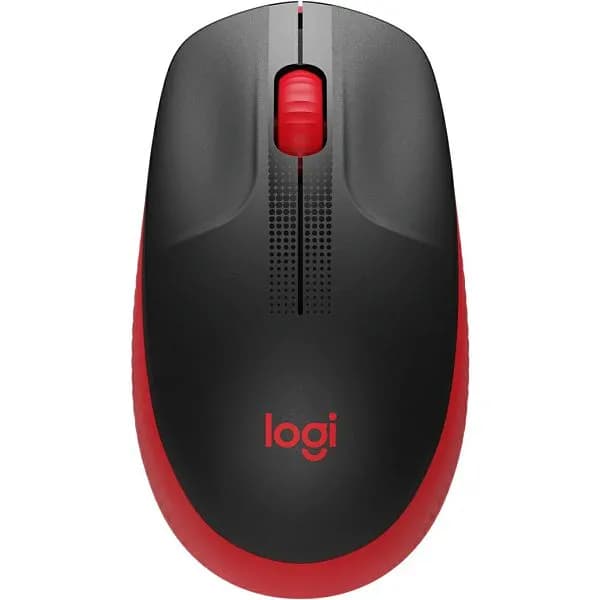 Miš Logitech M190, bežični, crveni