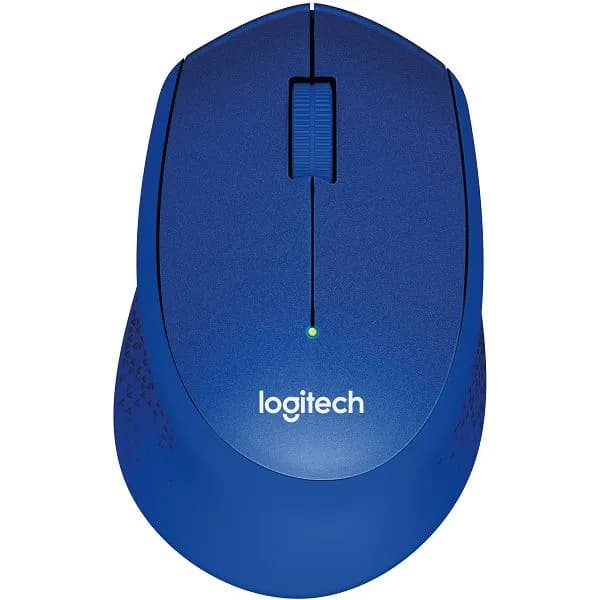 Miš Logitech M330 Silent Plus, bežični, plavi