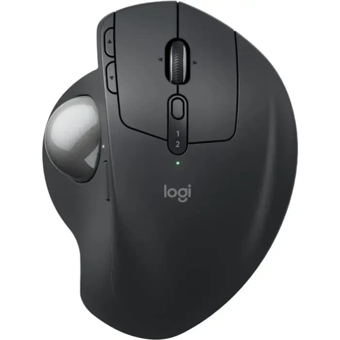 Miš Logitech MX Ergo S, bežični, bluetooth, ergonomski, sivi