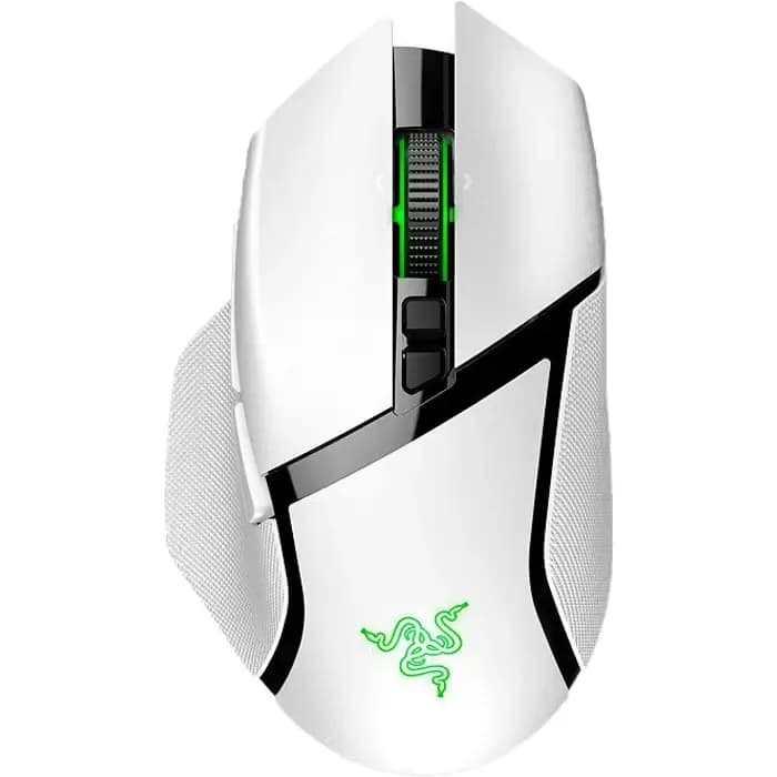 Miš Razer Basilisk V3 Pro, bežični, gaming, 30000DPI, bijeli, RZ01-04620200-R3G1