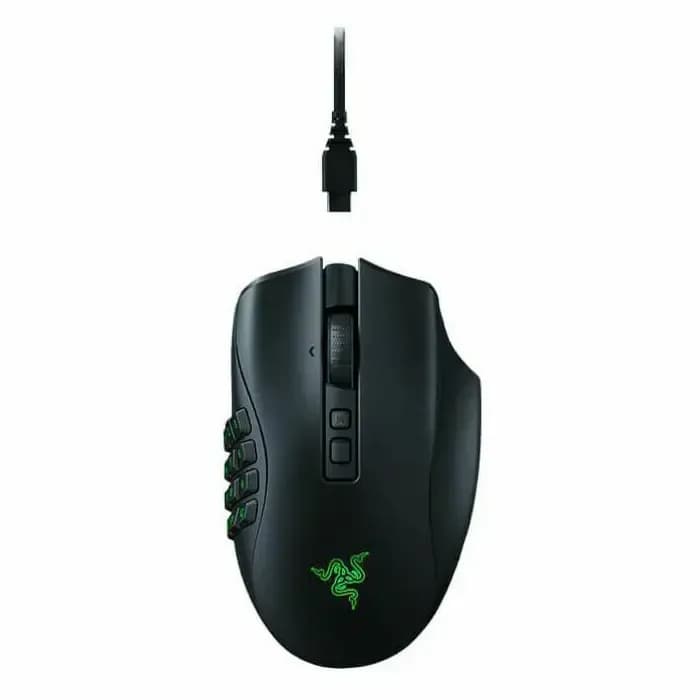 Miš Razer Naga V2 Pro, bežični, gaming, 33000DPI, RGB, crni, RZ01-04400100-R3G1