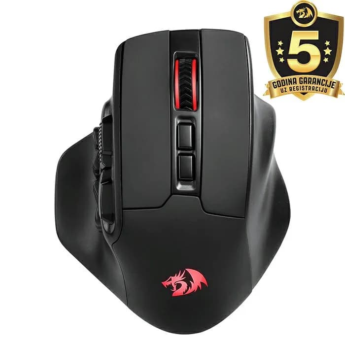 Miš Redragon Aatrox Pro M811 Wireless, bežični, gaming, 26000DPI, RGB, crni