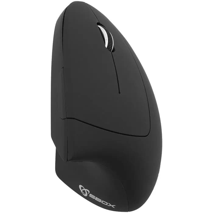 Miš SBOX VM-065W, bežični, vertikalni, ergonomski, crni