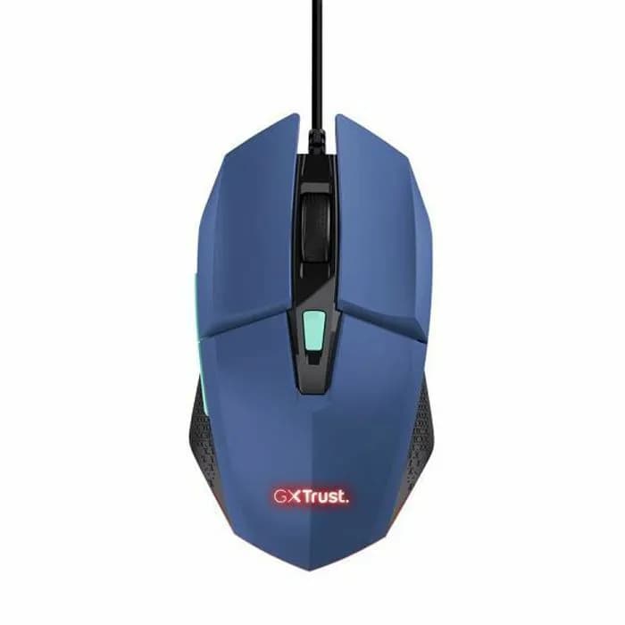 Miš Trust GXT 109B Felox, žičani, gaming, 6400DPI, RGB, plavi
