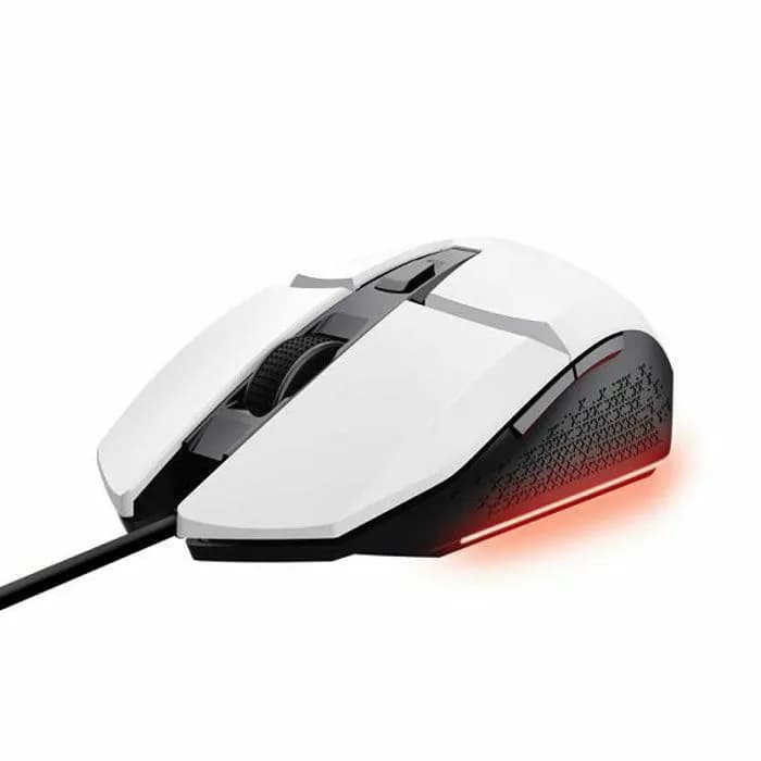 Miš Trust GXT 109W Felox, žičani, gaming, 6400DPI, RGB, bijeli