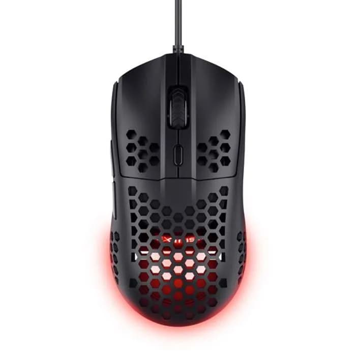 Miš Trust GXT 928 Helox, žičani, gaming, 6400DPI, RGB, crni