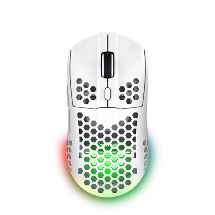 Miš Trust GXT 929W Helox, bežični, gaming, 4800DPI, RGB, bijeli