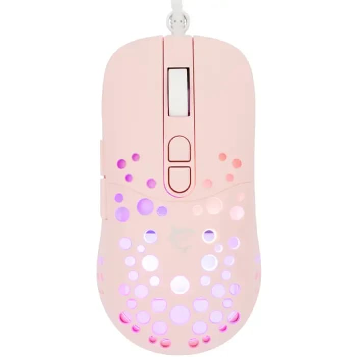 Miš White Shark GM-9004 Tristan-2, žičani, gaming, 12800DPI, RGB, rozi