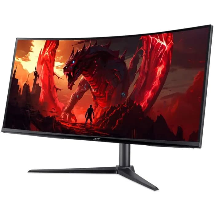 Monitor Acer 34" Nitro XZ340CUJ0bmiiphx, UM.CX0EE.009, VA, gaming, Adaptive-Sync 120Hz, 1ms, 2xHDMI, DP, Zvučnici, Zakrivljeni 1500R, 3440 x 1440
