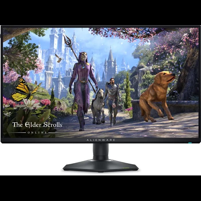 Monitor Alienware 27" AW2725QF, IPS, gaming, Dual-Mode (4K 180Hz/FHD 360Hz), Adaptive-Sync, NVIDIA G-Sync, 1ms (GTG), 2xHDMI, DP, USB-C, 2xUSB-A, Pivot, 4K