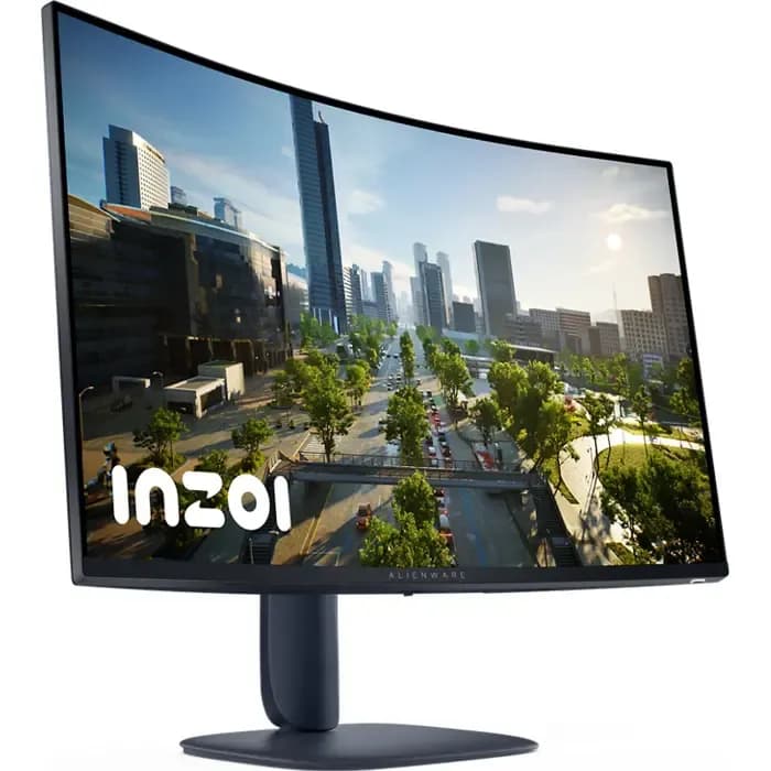 Monitor Alienware 32" AW3225DM, VA, gaming, Adaptive-Sync, AMD FreeSync 180Hz, 1ms (GTG), HDR400, 2xHDMI, DP, 2xUSB 3.2, Zakrivljeni 1500R, 2K