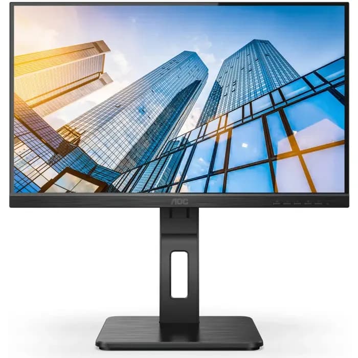 Monitor AOC 27" 27P2Q, IPS, Adaptive-Sync 75Hz, VGA, DVI, HDMI, DP, 4xUSB 3.2, Zvučnici, Pivot, Full HD