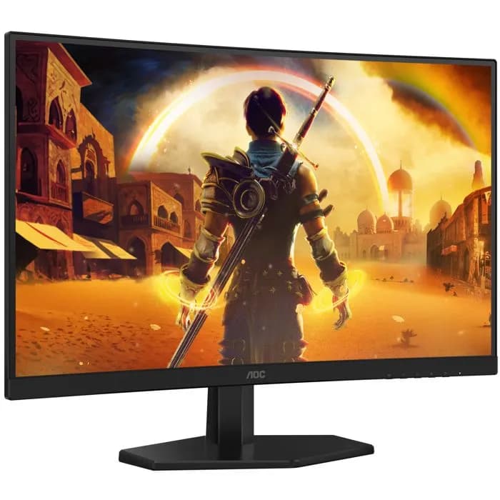 Monitor AOC 27" C27G42E, VA, gaming, Adaptive-Sync 180Hz, 0.5ms, HDR10, 2xHDMI, DP, Zvučnici, Zakrivljeni 1500R, Full HD