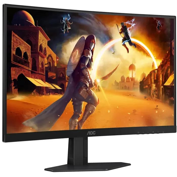 Monitor AOC 27" C27G4ZXE, Fast VA, gaming, Adaptive-Sync 280Hz, 0.3ms, HDR10, 2xHDMI, DP, Zakrivljeni 1500R, Full HD
