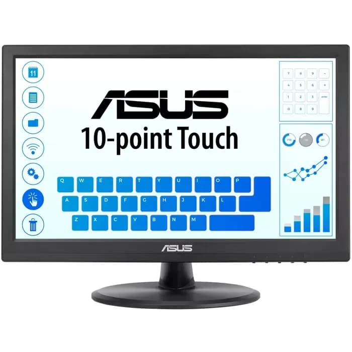 Monitor Asus 15.6" VT169HE, IPS, VGA, HDMI, Touch, Full HD