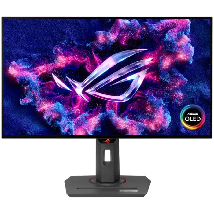 Monitor Asus 26.5" ROG Strix OLED XG27AQDMG, OLED, gaming, NVIDIA G-Sync, AMD FreeSync Premium 240Hz, 0.03ms (GTG), HDR10, 2xHDMI, DP, 2xUSB 3.2, Pivot, 2K